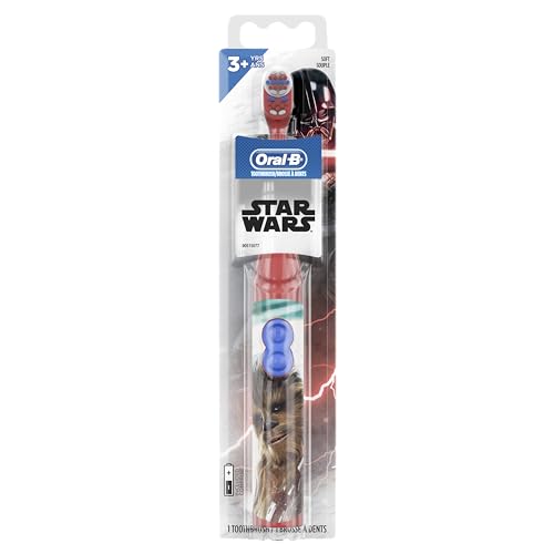 Oral-B Kids Electric Toothbrush, Christmas Gifts For Kids, 1 Toothbrush Head, Battery Powered, Extra Soft Bristles For Gentle Cleaning, For Ages 3+